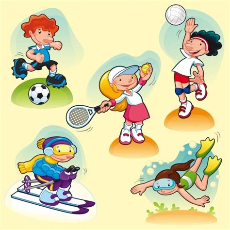 Free Vector | People practising sports