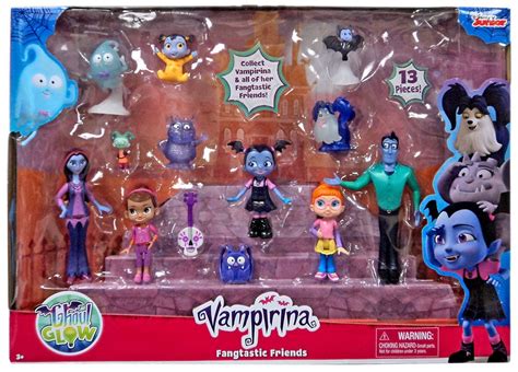 Disney Junior Vampirina Ghoul Glow Fangtastic Friends Figure 13-Pack Just Play - ToyWiz