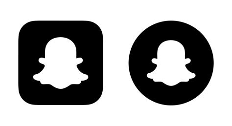 black snapchat logo vector, black snapchat icon vector free vector ...