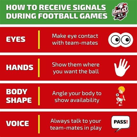 How to receive signals during football matches