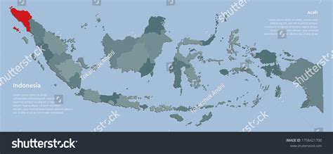 Detailed Vector Indonesia Country Border Map Stock Vector (Royalty Free ...