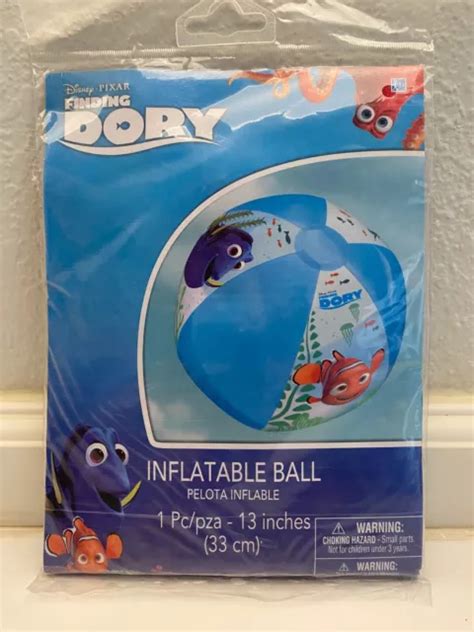 DISNEY PIXAR FINDING Dory/Nemo Inflatable Beach Ball Float 13", 1Pc $2. ...