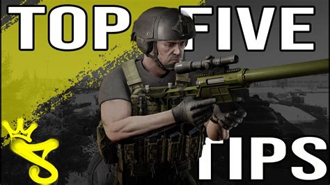 TOP FIVE TIPS For Escape From Tarkov - YouTube