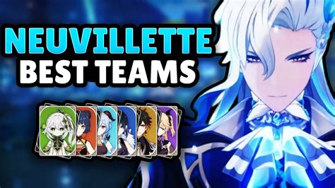 The BEST NEUVILLETTE Teams in Genshin Impact | Hypercarry, Electro ...