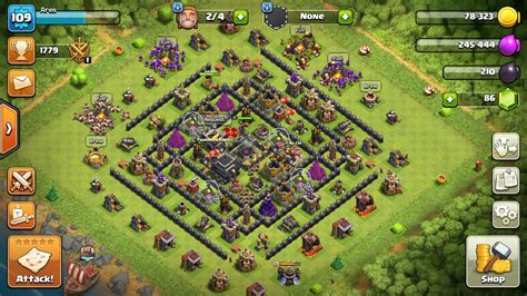 [BASE] a th9 farming base I made...... Any suggestions? Been working great for me so far. Thanks ...