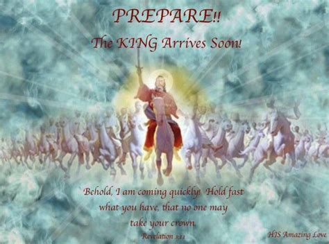 Prepare! | Jesus second coming, Inspirational scripture, Revelation