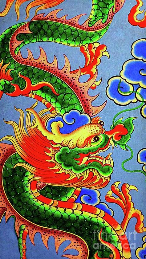 Oriental Dragon Painting by Ian Gledhill - Fine Art America