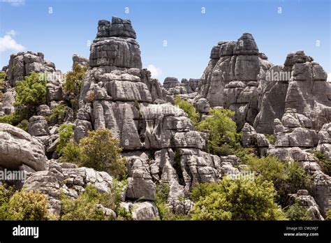 El Torcal de Antequera Natural Park, Andalucia, Andalusia, Spain ...