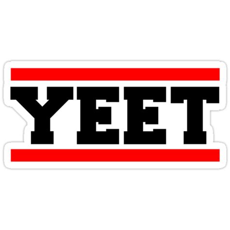 "YEET" Stickers by SamuriFerret | Redbubble