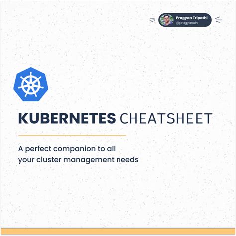 Comprehensive Kubernetes CheatSheet | VedVyas