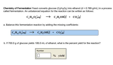 Fermentation of Glucose Equation - EmeliailHolloway