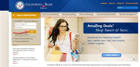 California Bank & Trust Online Banking Login - CC Bank