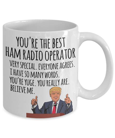 Ham Radio Gifts Ham Radio Coffee Mug Donald Trump Mug Trump - Etsy