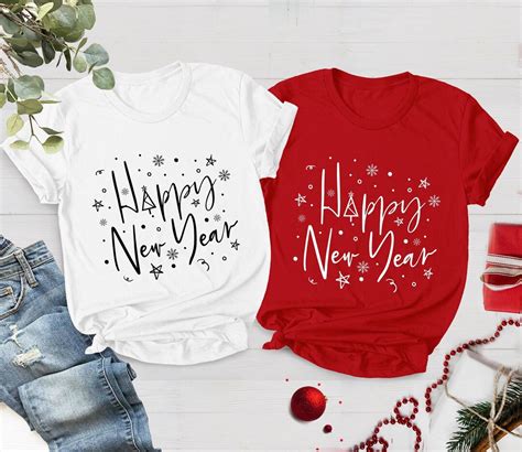 Happy New Year Shirt, New Year Family Shirt, Funny New Year Party Tee, New Year Gift, Happy New ...