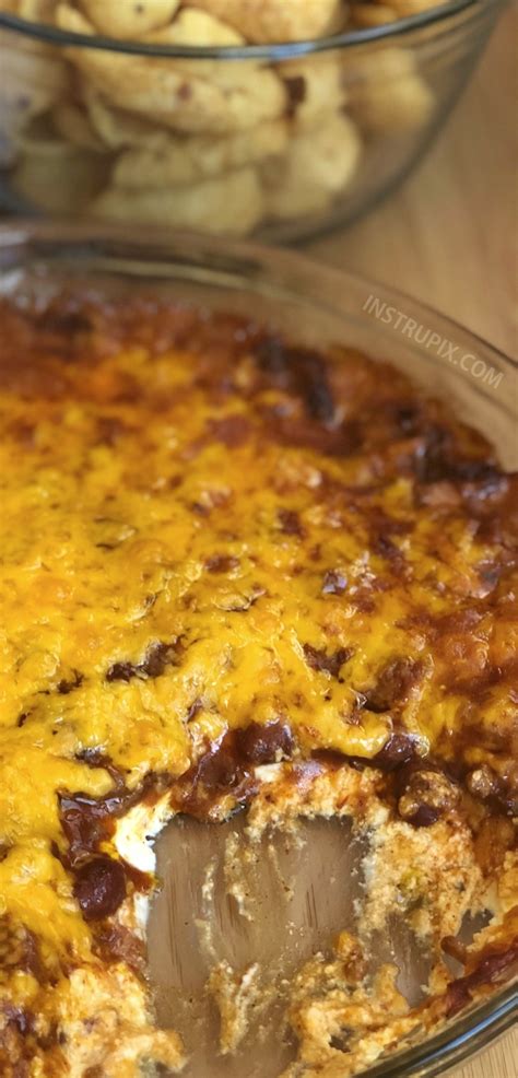 Easy 3 Ingredient Chili Cheese Dip - Instrupix