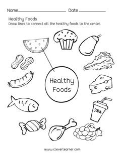 Healthy Foods Pictures Printable