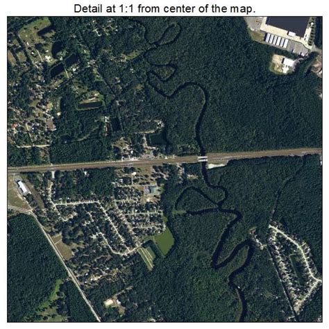 Aerial Photography Map of Yulee, FL Florida