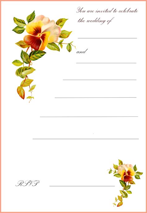 wedding-flowers-pansy – Free Printable Greeting Cards