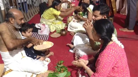 Kerala: Devotees perform ‘Vidyarambham’ ceremony with children at Dakshina Mookambika Temple