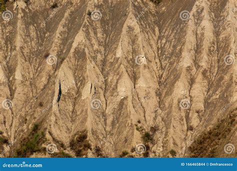 Gullies Geological Formations with Soil Erosions Stock Photo - Image of crumble, background ...