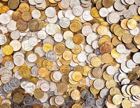 Coins background — Stock Photo © deltaoff #6296125