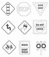 Free Road Signs coloring Page  Download Print Or Color Online For sketch template