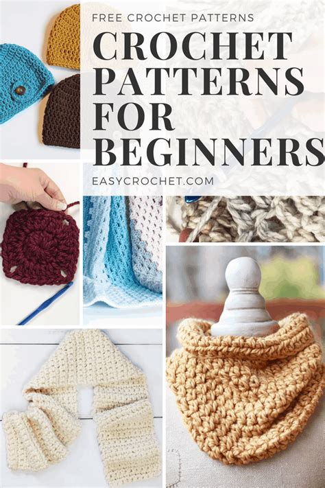 14 Easy Crochet Patterns for Beginners - Easy Crochet Patterns