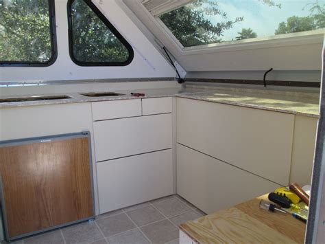 Remodeling our A-Liner | Small camping trailer, A frame camper, Remodeled campers