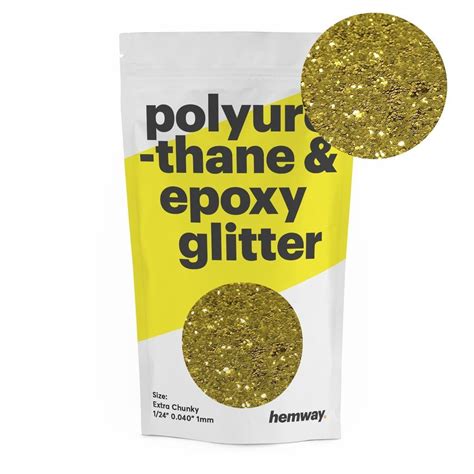 Extra Chunky Polyurethane & Epoxy Glitter - 1/24 | Glitter floor, Epoxy, Glitter paint