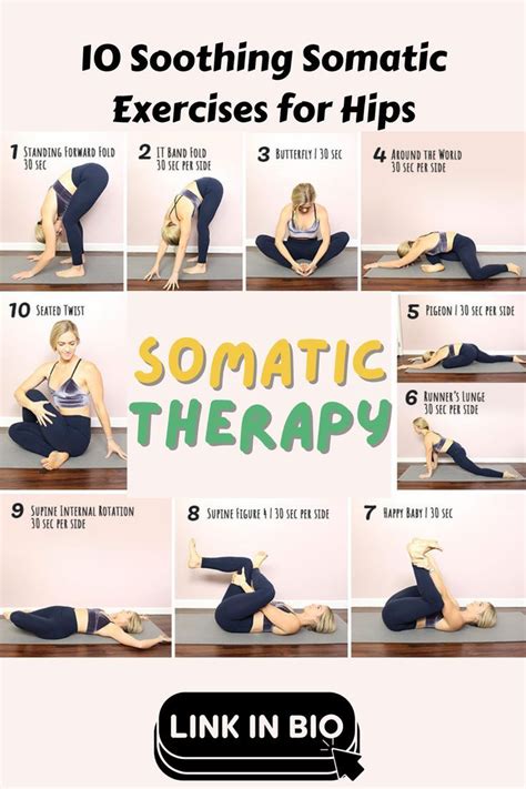 10 Soothing Somatic Exercises for Hips | Somatic Therapy Exercises | Easy yoga workouts, Hip ...