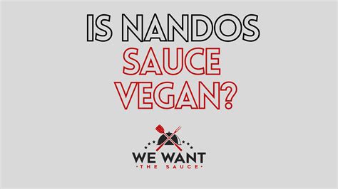 Is Nandos Sauce Vegan? ⋆ We Want The Sauce