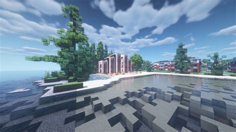 pool house Minecraft Map