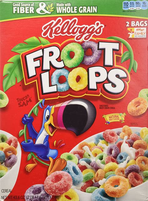 Buy Kellogg's Froot Loops Cereal 43.6 Total Ounce Two Bag Value Box Online at desertcartUAE