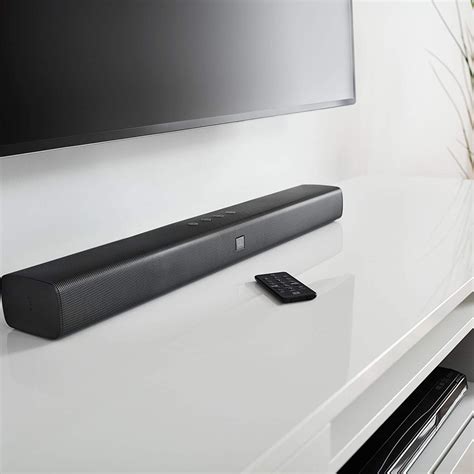 JBL Bar Studio Wireless Soundbar with JBL Surround Sound & Built-in Dual Bass Port (30W, Black ...