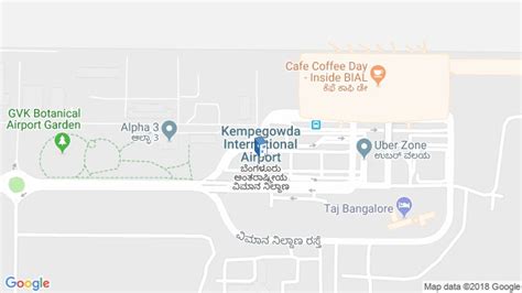 Bengaluru International Airport Map