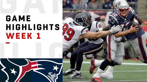 Texans vs. Patriots Week 1 Highlights | NFL 2018 - YouTube