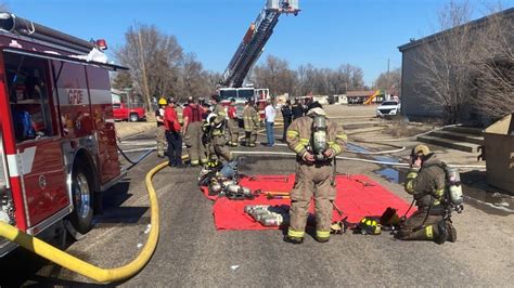 Guymon, Okla. crews respond to fire at abandoned commercial building