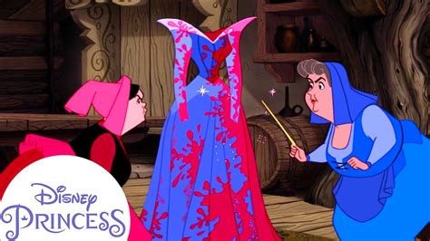 Is Aurora's Dress Pink or Blue? | Disney Princess - YouTube