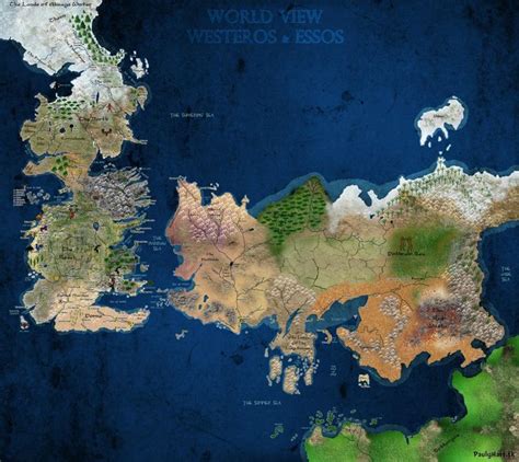 Game of Thrones Detailed Map | Game of thrones map, Game of thrones art ...