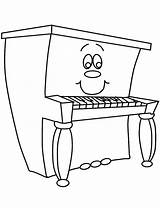 Pianino – Kolorowanki Dla Dzieci  Do Wydrukowania sketch template
