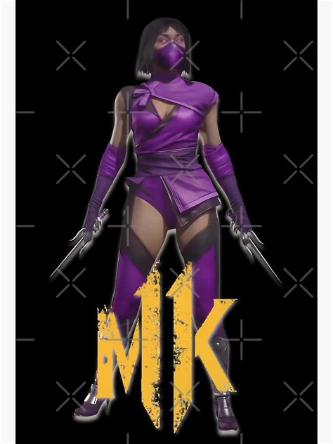 "Mileena MK 11 | Mortal Kombat Mileena Art | Dangerous Allure Skin | v7" Metal Print by hdpic ...