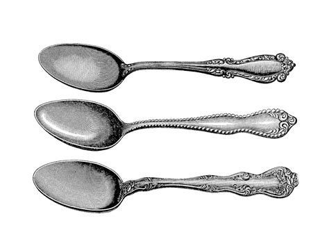 spoon black and white clipart 20 free Cliparts | Download images on ...