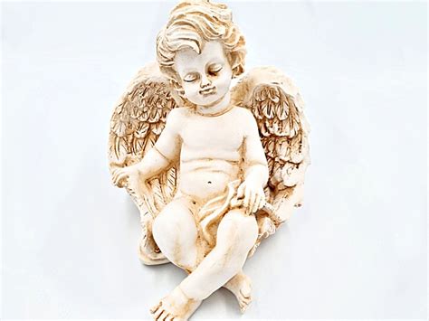 Sitting Angel Statue (15cm) - Hello Indigo Halo