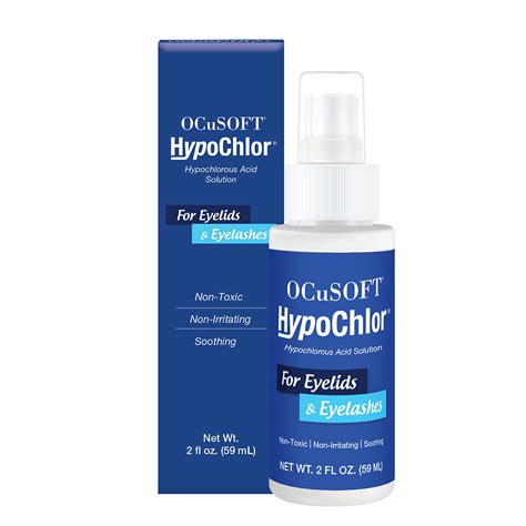 Buy OCuSOFT HypoChlor Spray - Non-Irritating Hypochlorous Spray & Eyelid Solution to Remove Oil ...