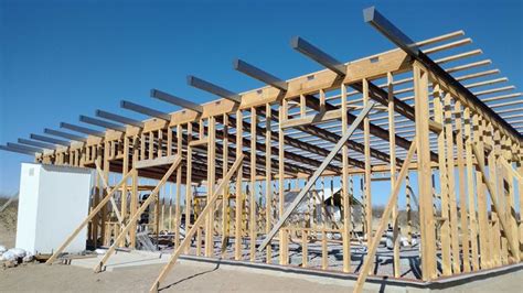 Metal Roof Beams & Purlins 🏡 DIY Off-Grid Home Build #16 in 2022 | Roof ...