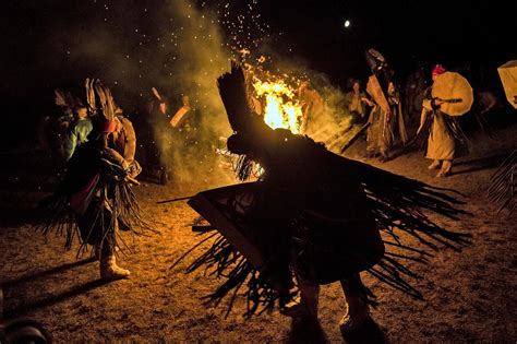 In pictures: Mongolian shamans perform fire ritual | World | The Times