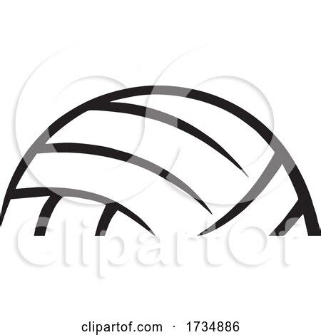 Black and White Half Volleyball Posters, Art Prints by - Interior Wall Decor #1734886