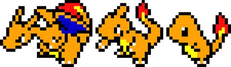 Charmander Evolution | Pixel Art Maker