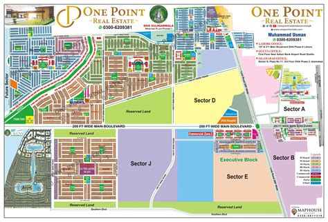 Download DHA Gujranwala Map - One Point Estate