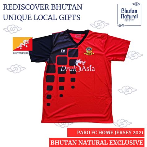 Paro FC Home Jersey - Shop Organic Produce from Bhutan